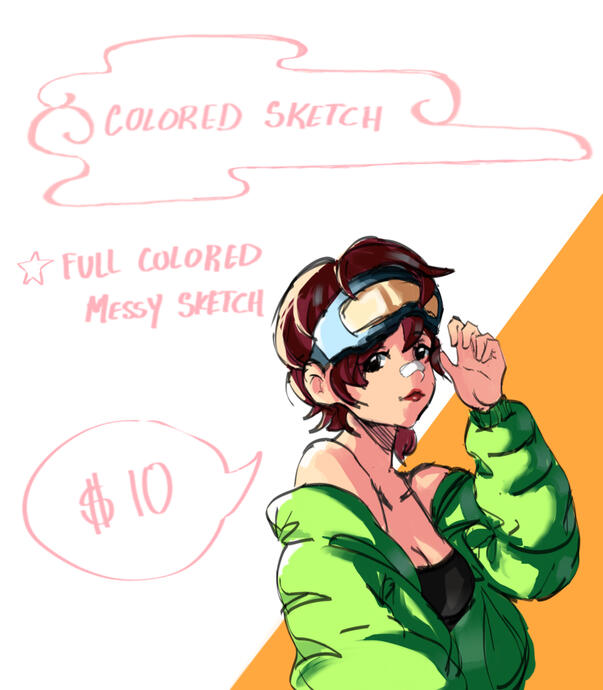 Colored Sketch Style